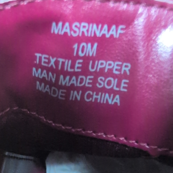 Style & Co. Masrinaa Rich Burgundy/Plum Ankle Block Heel Booties Size 10M  NEW - Picture 6 of 7